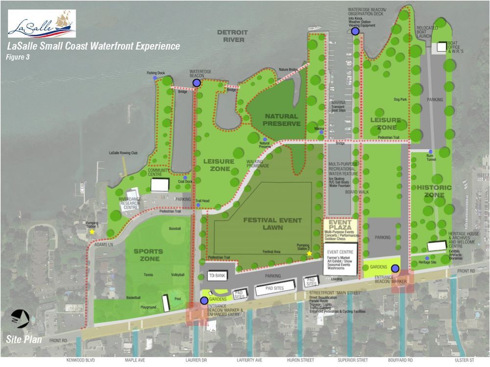 LaSalle seeks funding for $48.5M waterfront 'destination' park